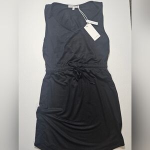 ANTISTAR Dress Womens Small Sleeveless Soft Midi Black‎ LBD Casual Goth Witchy
